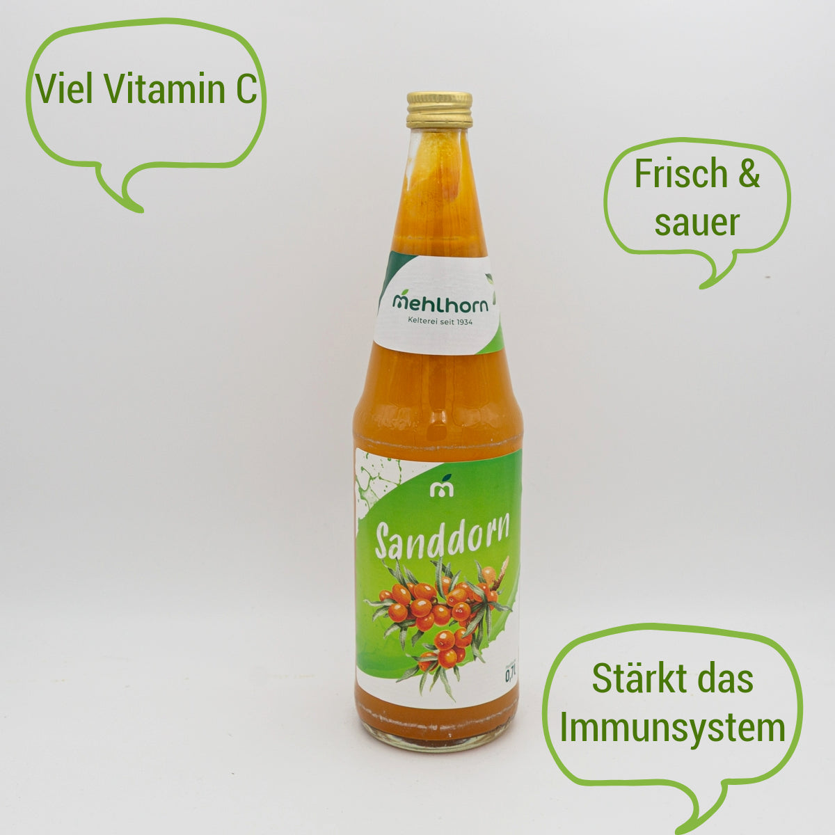 Fruchtnektar Sanddorn, 0,7 l