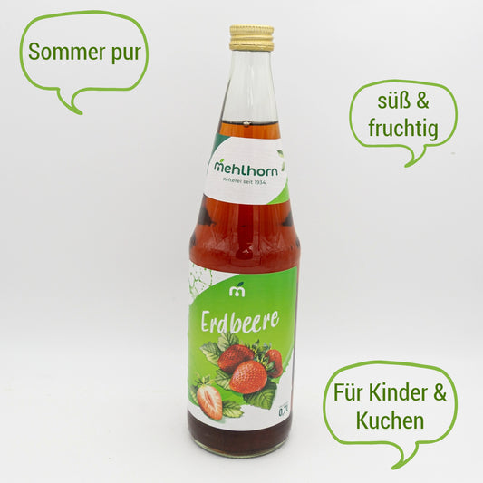 Fruchtnektar Erdbeere, 0,7 l