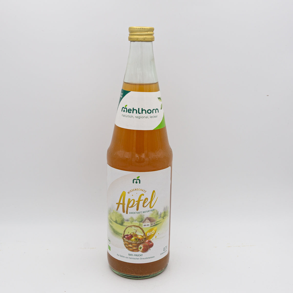 Bio Apfelsaft naturtrüb – Direktsaft, 0,7 l