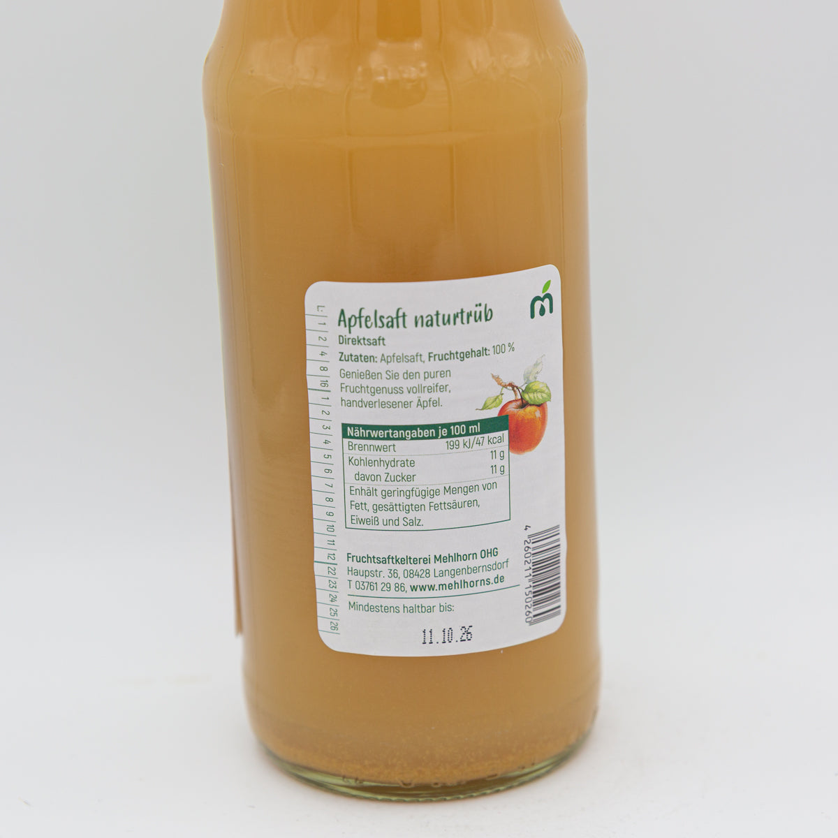 Apfelsaft Naturtrüb - Direktsaft, 0,7l