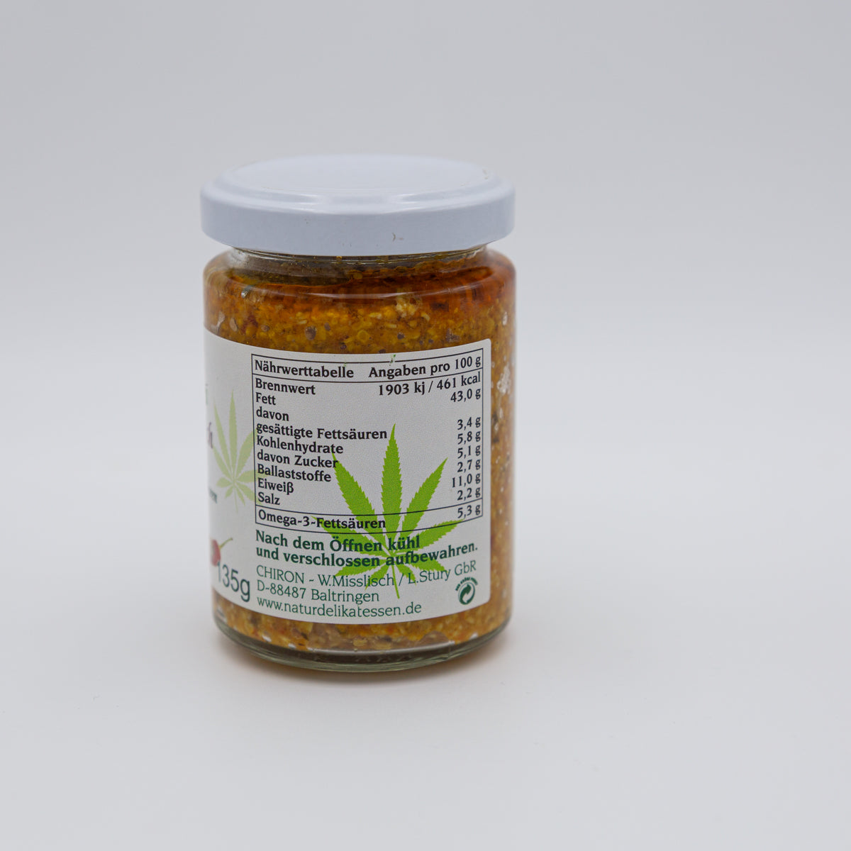 Hanfaufstrich Indisch – 135 g