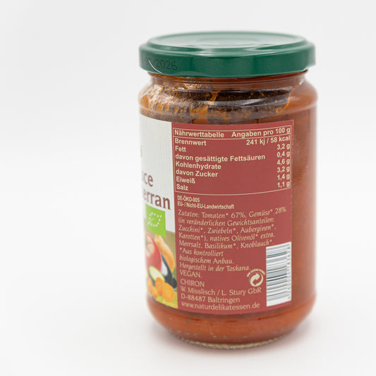 Chiron Mediterrane Gemüse-Tomatensauce – 340 g