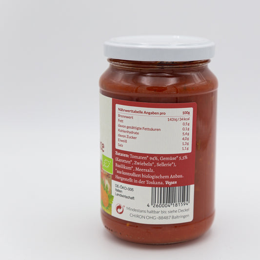 Chiron Gemüse-Tomatensauce – 340 g