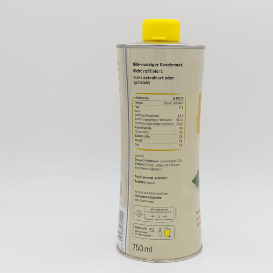 Omega-3 Speiseöl – kaltgepresst, 750 ml