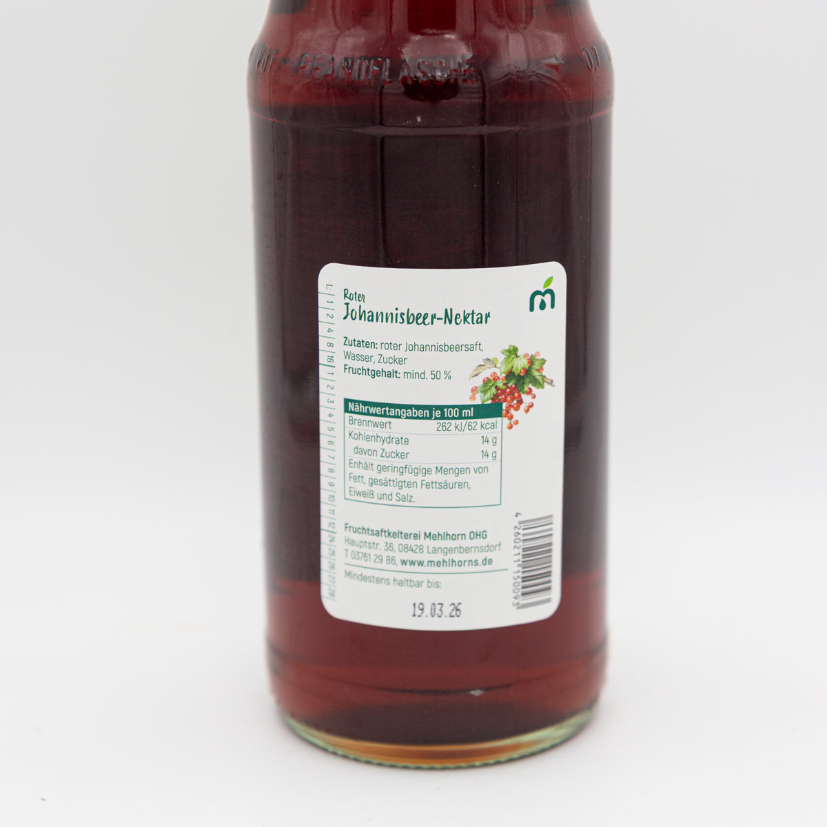 Rote Johannisbeere - 0,7l, Fruchtnektar