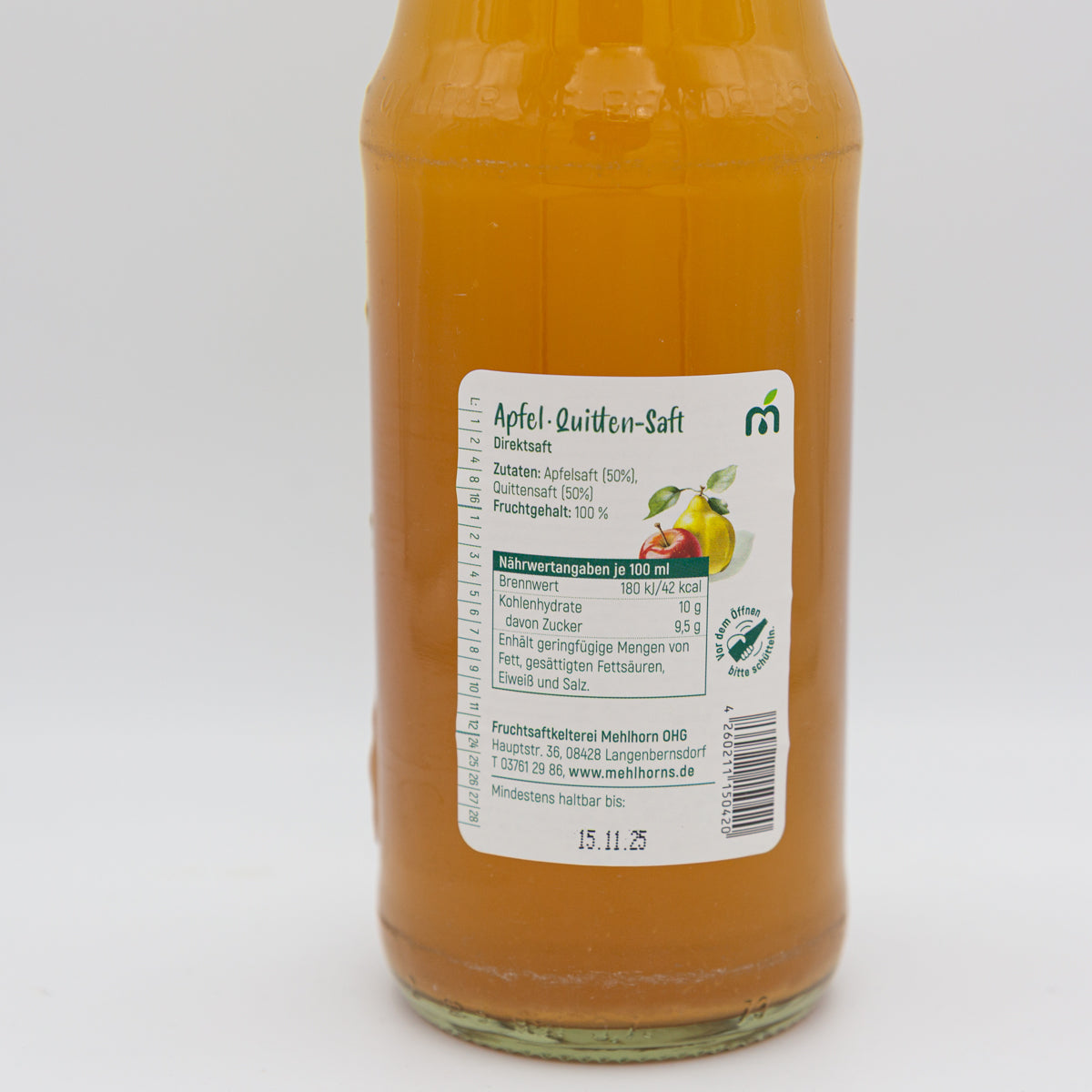 Apfel-Quitten-Saft - naturtrüb, 0,7l, Direktsaft