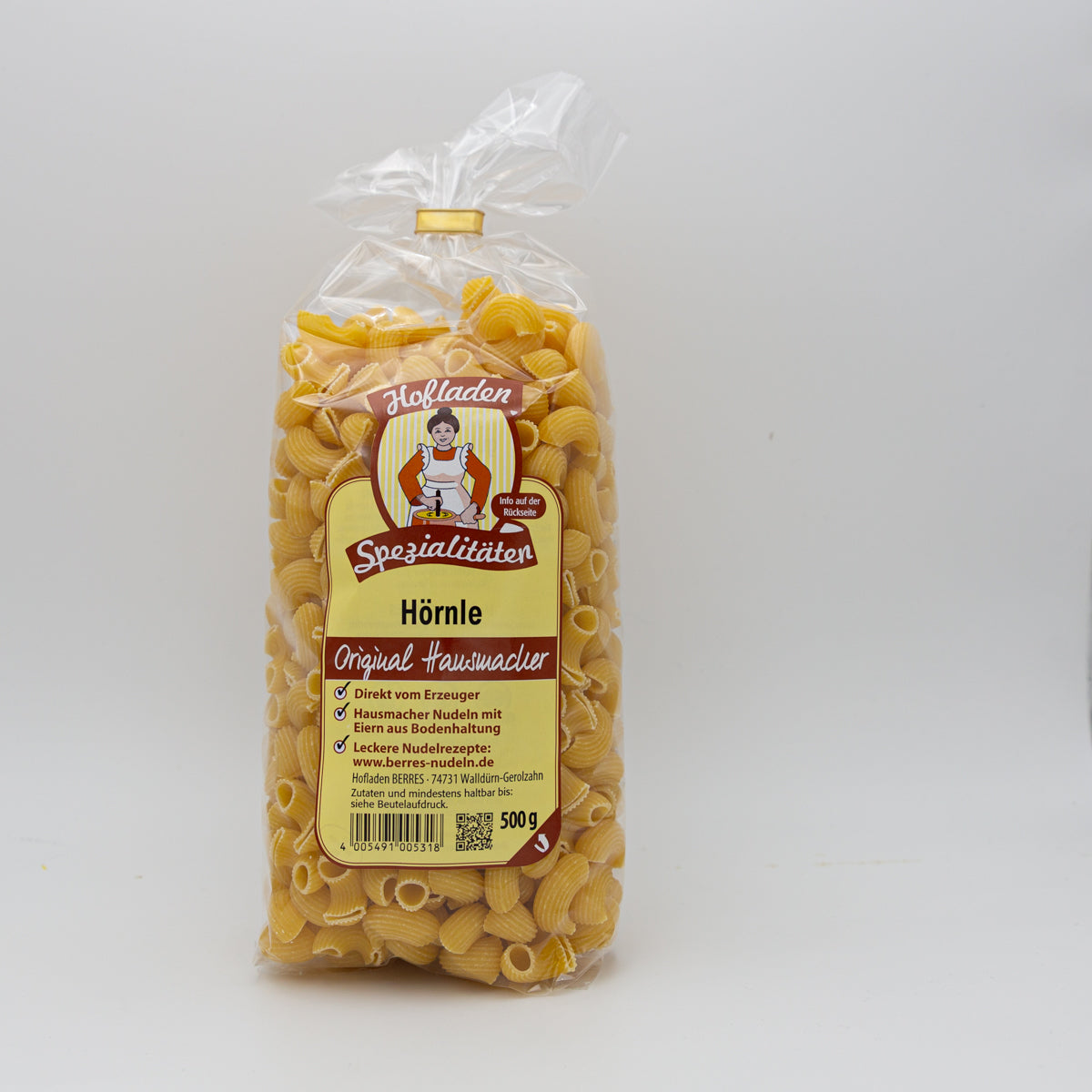 Hörnle - 500g, Eiernudeln