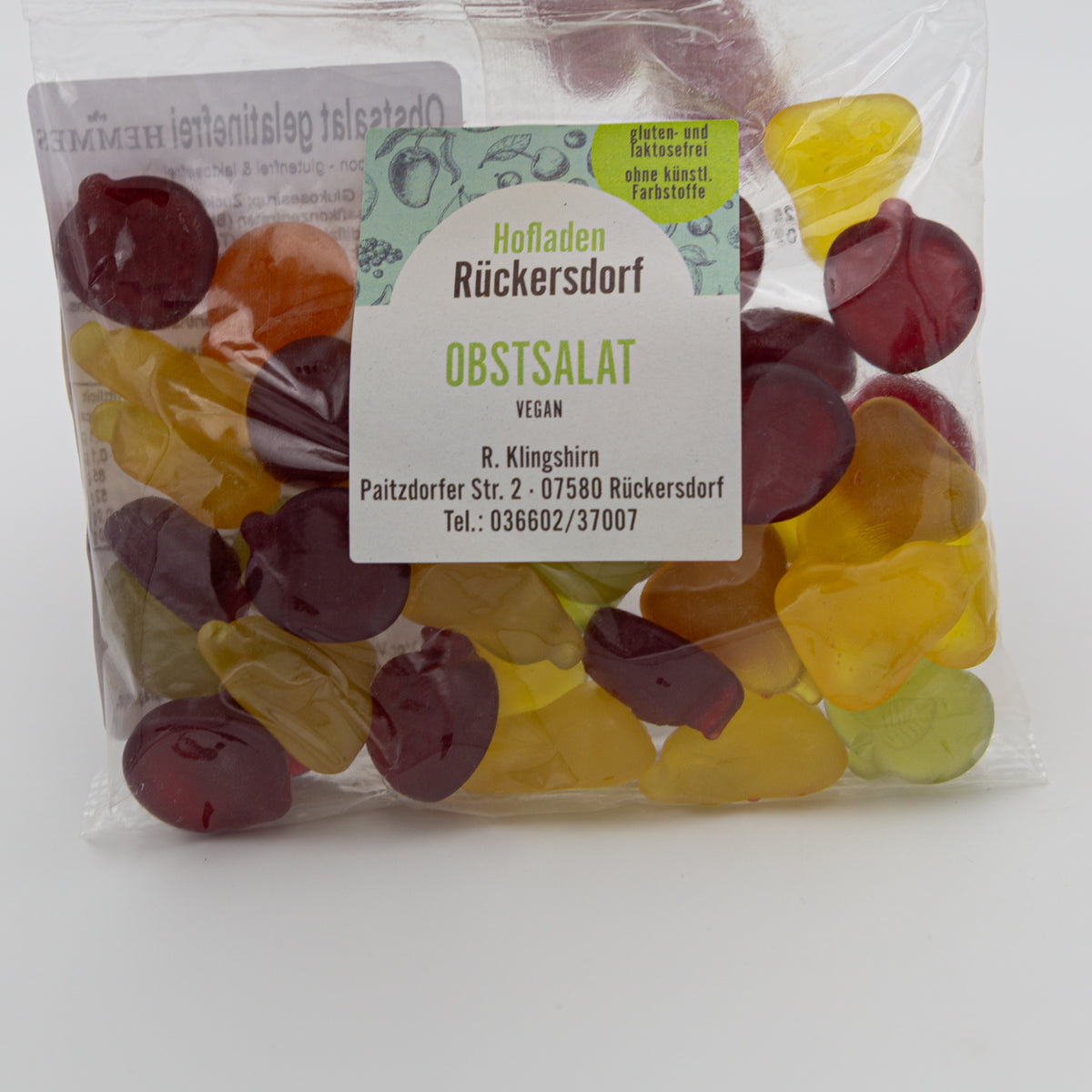 Fruchtgummi Obstsalat – vegan, 150 g