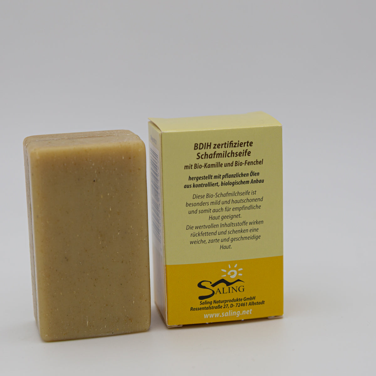 Bio-Schafmilchseife Kinderseife mit Kamille & Fenchel – 100 g