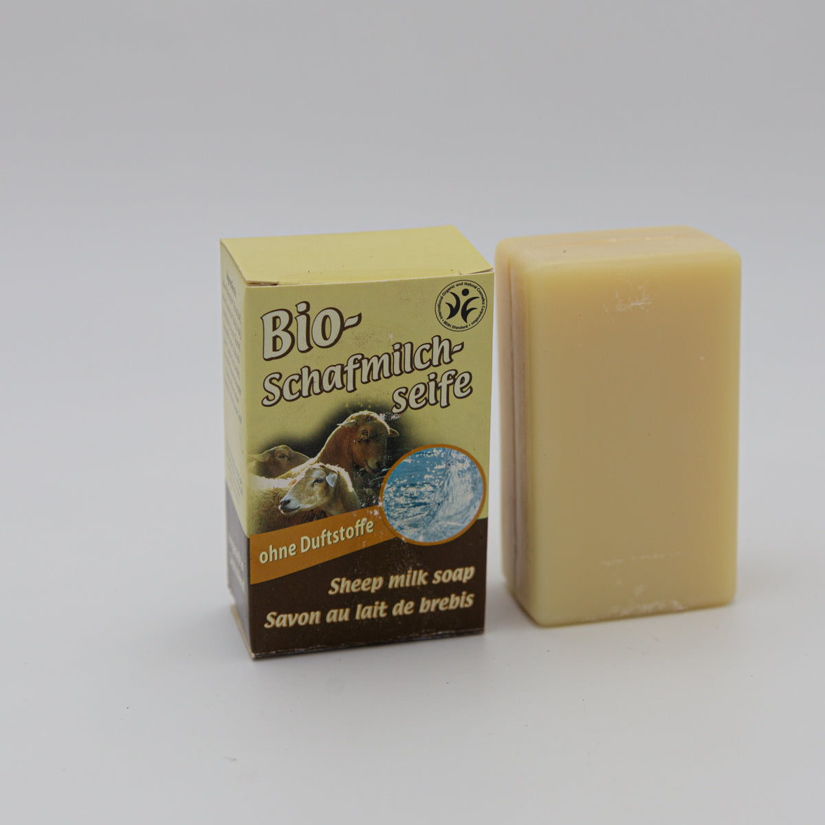 Bio-Schafmilchseife ohne Duftstoffe – 100 g