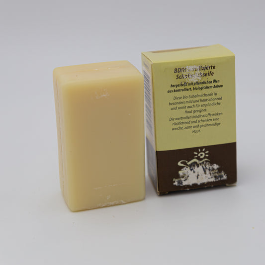 Bio-Schafmilchseife ohne Duftstoffe – 100 g
