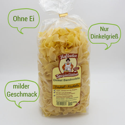 Dinkel Bandnudeln – 500 g