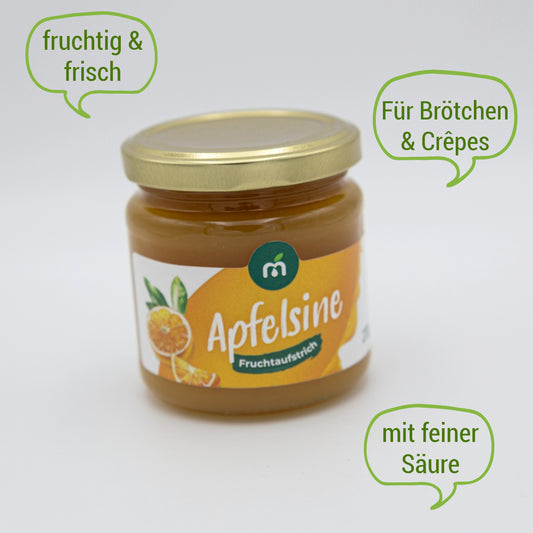 Fruchtaufstrich Apfelsine – 220 g