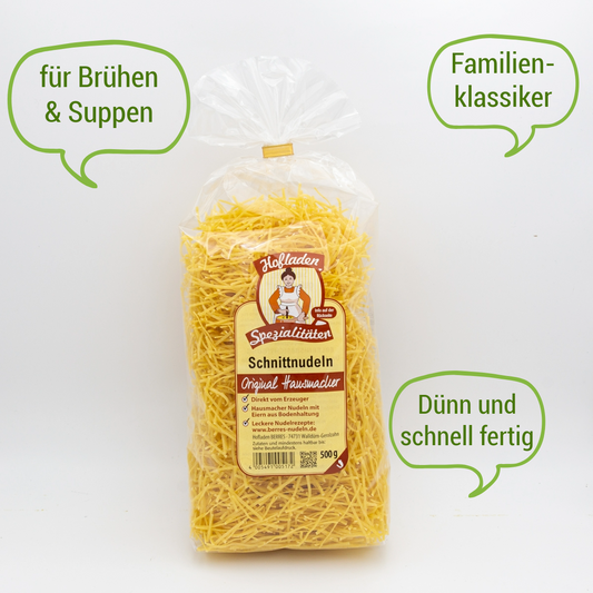 Schnittnudeln - 500g, Eiernudeln