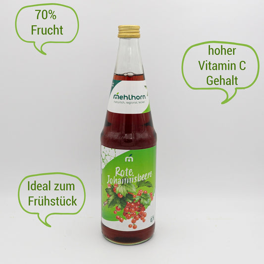Rote Johannisbeere - 0,7l, Fruchtnektar