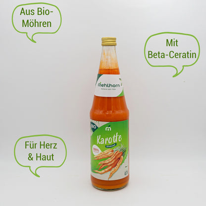 Bio Karottensaft – Direktsaft, 0,7 l