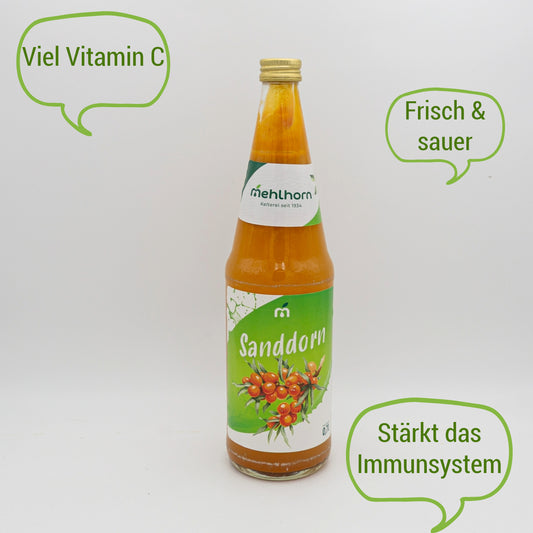 Fruchtnektar Sanddorn, 0,7 l