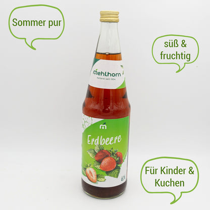 Fruchtnektar Erdbeere, 0,7 l