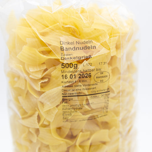 Dinkel Bandnudeln – 500 g