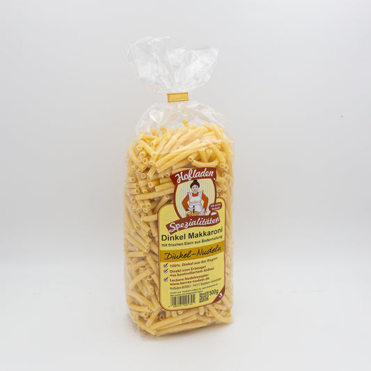 Dinkel Eiernudeln - Makkaroni, 500g