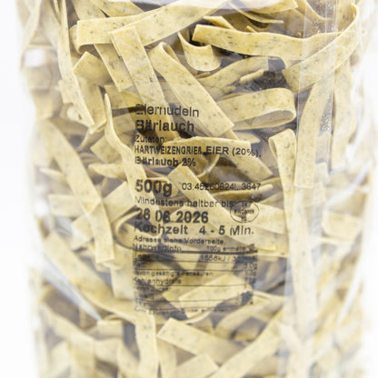 Eiernudeln Bärlauchnudeln, 500g