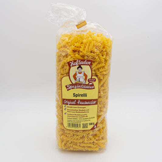 Spirelli - 500g, Eiernudeln