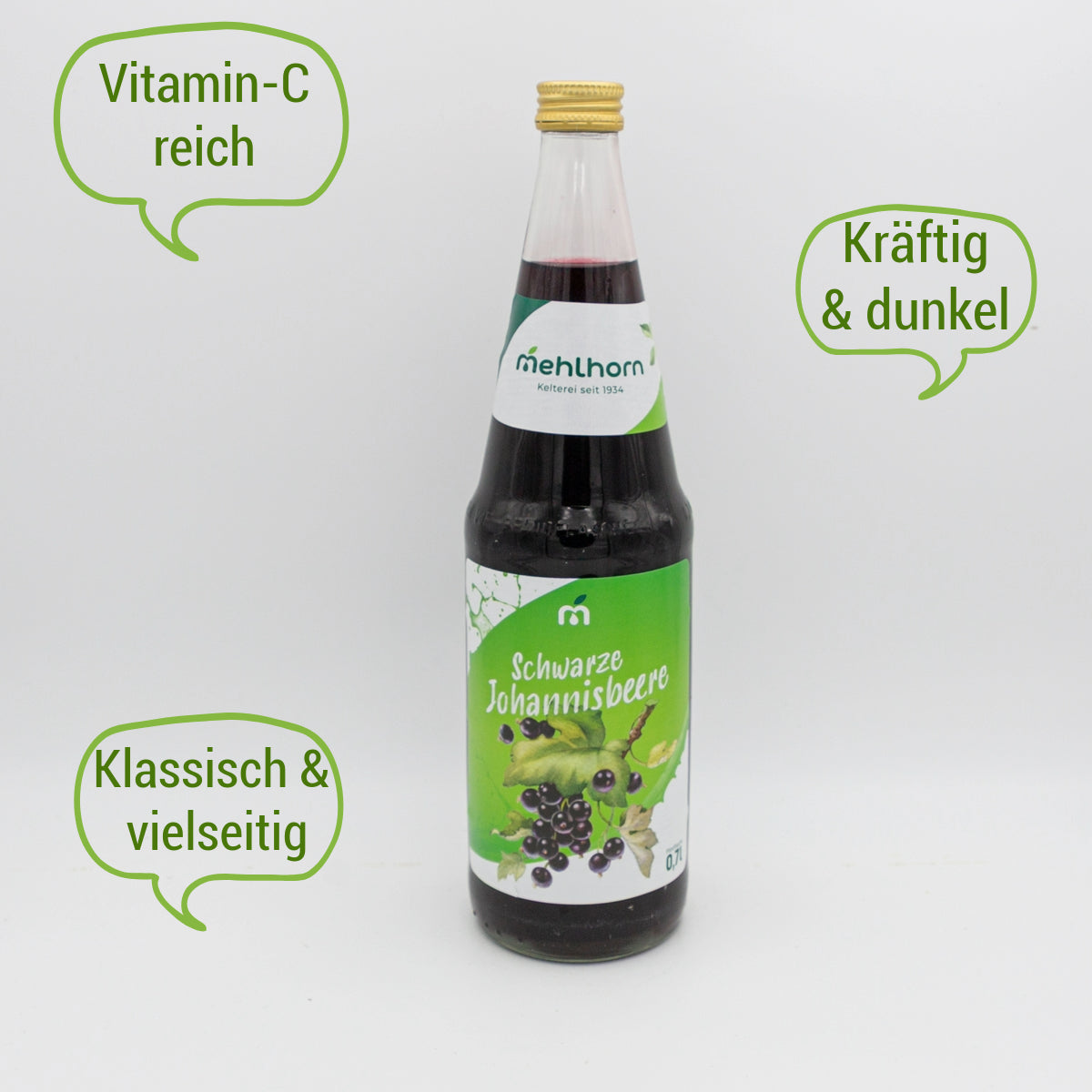 Schwarze Johannisbeere - 0,7l, Fruchtnektar