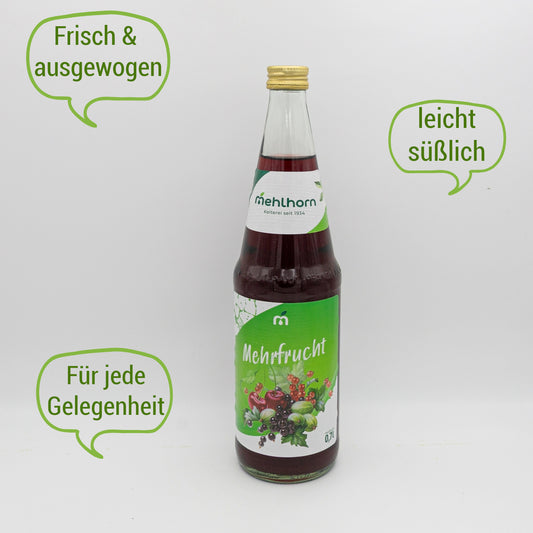 Mehrfrucht - 0,7l, Fruchtnektar