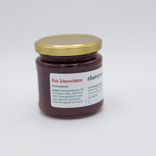 Fruchtaufstrich Rote Johannisbeere – 220 g