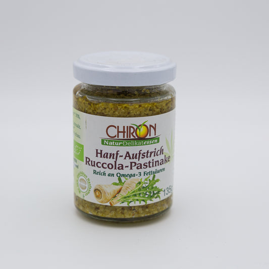 Hanfaufstrich Rucola-Pastinake – 135 g