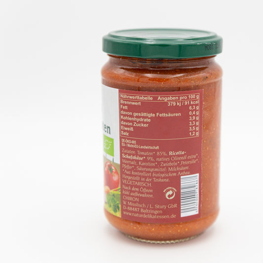 Ricotta-Tomatensauce – Bio, 300 g