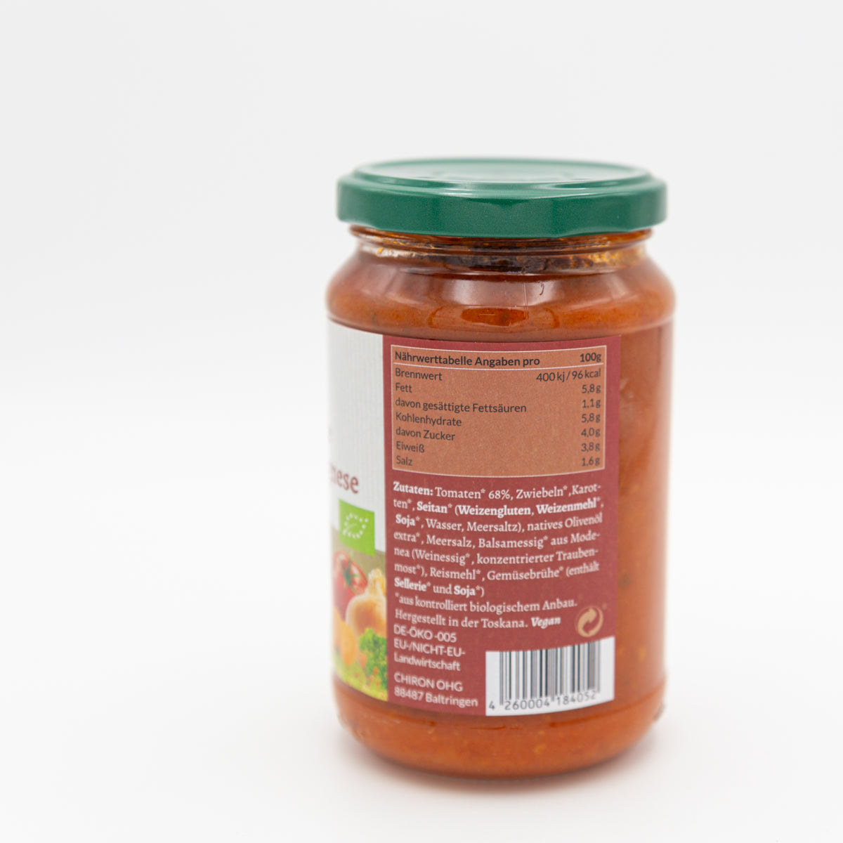 Tomatensauce Vegetarische Bolognese – Bio, 350 g