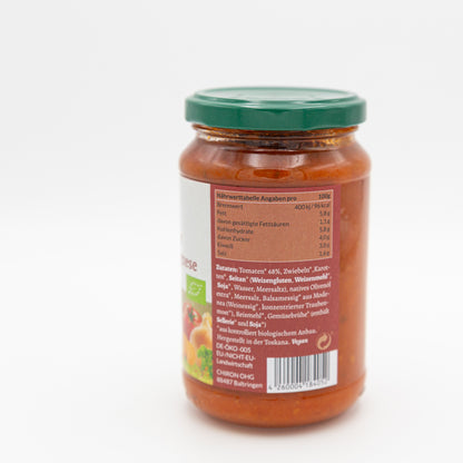 Tomatensauce Vegetarische Bolognese – Bio, 350 g