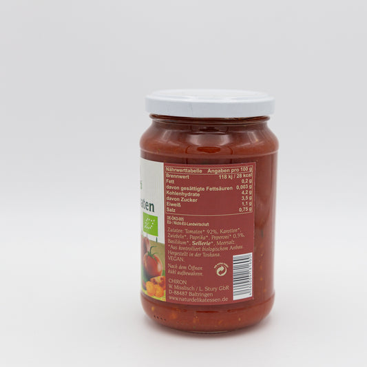 Pikante Tomatensauce – Bio, 340 g