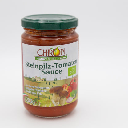 Steinpilz-Tomaten Sauce – Bio, 280 g