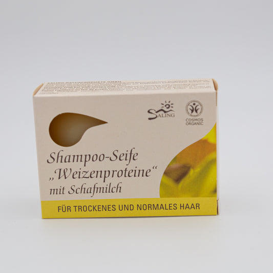 Shampoo-Seife Weizenproteine - für trockenes und normales Haar. 125g