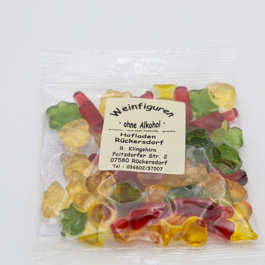 Fruchtgummi Weinfiguren – alkoholfrei, 150 g