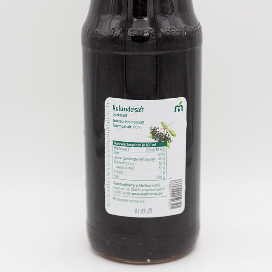 Holundersaft – 0,7 l, Direktsaft