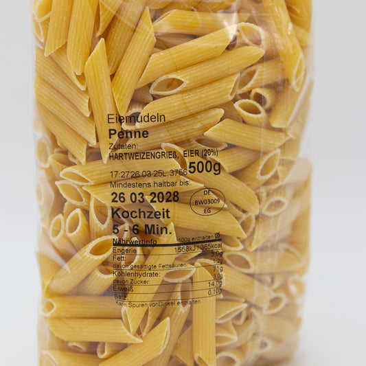 Penne - 500g, Eiernudeln