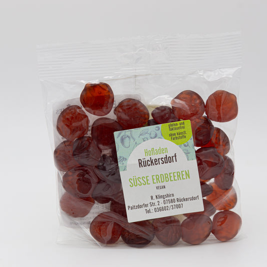 Fruchtgummi Süße Erdbeeren – vegan, 150 g