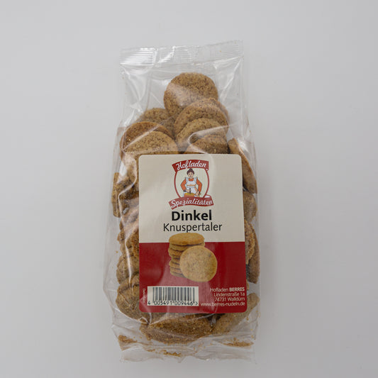 Süßwaren Dinkel Knuspertaler