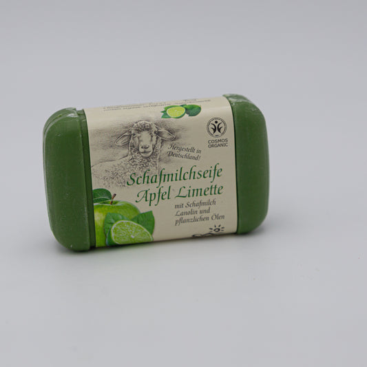 Schafmilchseife Apfel-Limette – 100 g
